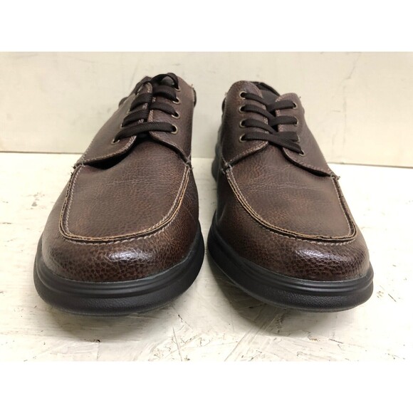 SAVANNAH HARBOR MEN CASUAL DRESS  BROWN LACES UP SHOES SIZE 8.5 WIDE main image 4